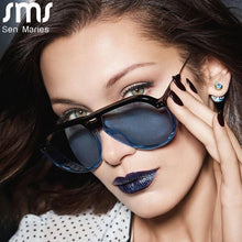 Load image into Gallery viewer, Pilot Round Sunglasses Women Men Men Vintage Sunglasses Oval Frames Eyeglasses  Brand Designer Sun Glasses Retro Eyewear