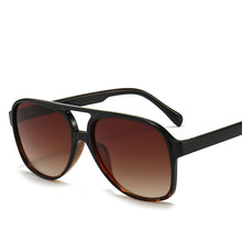 Load image into Gallery viewer, Pilot Sunglasses Men Vintage Retro 70s Sunglasses For Women Classic Large Square Frame UV Protection Driving Glasses Gafas