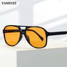 Load image into Gallery viewer, Pilot Sunglasses Men Vintage Retro 70s Sunglasses For Women Classic Large Square Frame UV Protection Driving Glasses Gafas