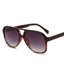 Load image into Gallery viewer, Pilot Sunglasses Men Vintage Retro 70s Sunglasses For Women Classic Large Square Frame UV Protection Driving Glasses Gafas