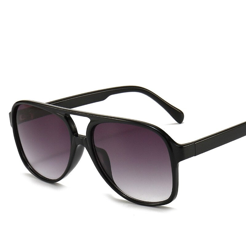 Pilot Sunglasses Men Vintage Retro 70s Sunglasses For Women Classic Large Square Frame UV Protection Driving Glasses Gafas