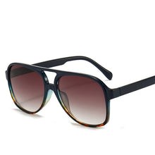 Load image into Gallery viewer, Pilot Sunglasses Men Vintage Retro 70s Sunglasses For Women Classic Large Square Frame UV Protection Driving Glasses Gafas