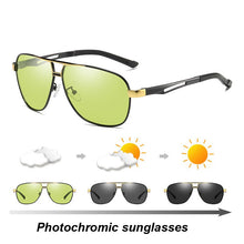 Load image into Gallery viewer, Pilot Sunglasses Polarized Men Photochromic Sunglasses Day Night Driving Fishing HD Glasses For Women