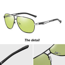 Load image into Gallery viewer, Pilot Sunglasses Polarized Men Photochromic Sunglasses Day Night Driving Fishing HD Glasses For Women