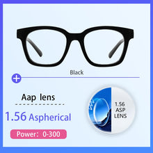 Load image into Gallery viewer, Pink Blue Light Glasses Magnifier Comfortable Women Myopia Prescription Eyeglasses Frame Square ladies Reading Glasses