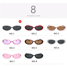 Load image into Gallery viewer, Pink Retro Sunglasses Oval Sunglasses Women Retro Brand Designer Vintage Ladies Cat Eye Pink Sun Glasses UV400 Nicki Minaj