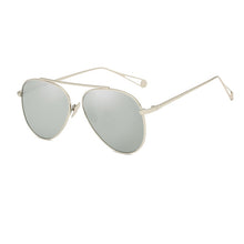 Load image into Gallery viewer, Pink mirror Pilot sunglasses women Metal frame brand designer women&#39;s 2023 Stylish Ladies Shades feminine glasses