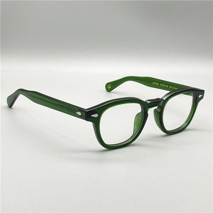 Pirate Captain Johnny Depp LEMTOSH Original Quality Acetate Oval Glasses Frame Men and Women Myopia Prescription Reading Glasses