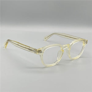 Pirate Captain Johnny Depp LEMTOSH Original Quality Acetate Oval Glasses Frame Men and Women Myopia Prescription Reading Glasses