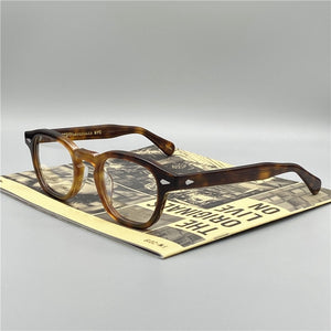 Pirate Captain Johnny Depp LEMTOSH Original Quality Acetate Oval Glasses Frame Men and Women Myopia Prescription Reading Glasses