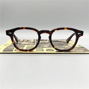 Pirate Captain Johnny Depp LEMTOSH Original Quality Acetate Oval Glasses Frame Men and Women Myopia Prescription Reading Glasses