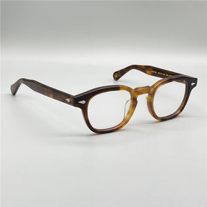 Pirate Captain Johnny Depp LEMTOSH Original Quality Acetate Oval Glasses Frame Men and Women Myopia Prescription Reading Glasses