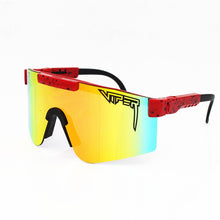 Load image into Gallery viewer, Pit Brand viper   Oversized Rose Sunglasses Double wide Polarized Mirrored lens tr90 frame uv400 Men Gafas Oculos