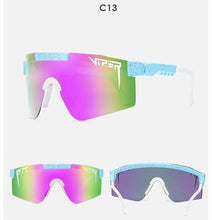 Load image into Gallery viewer, Pit Brand viper   Oversized Rose Sunglasses Double wide Polarized Mirrored lens tr90 frame uv400 Men Gafas Oculos