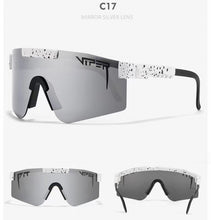 Load image into Gallery viewer, Pit Brand viper   Oversized Rose Sunglasses Double wide Polarized Mirrored lens tr90 frame uv400 Men Gafas Oculos