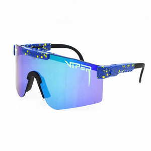 Pit Brand viper   Oversized Rose Sunglasses Double wide Polarized Mirrored lens tr90 frame uv400 Men Gafas Oculos