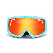 Carica l&#39;immagine nel visualizzatore di Gallery, Pit Viper Anti Fog Ski Goggles Men Women Windproof Safety Sunglasses Polarized One Piece Sport Shades With Free Case