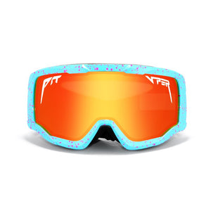 Pit Viper Anti Fog Ski Goggles Men Women Windproof Safety Sunglasses Polarized One Piece Sport Shades With Free Case