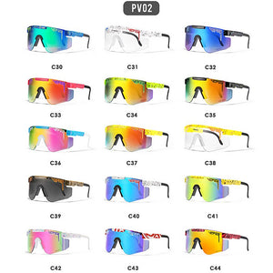 Pit Viper Brand Shield Sunglasses Men ANSI Z87.1 Enhanced Lens Sun Glasses Unisex Freely Adjust The Angle of Leg UV400 With Case
