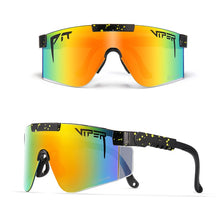 Load image into Gallery viewer, Pit Viper Cool Z87 Lens Sports Sunglasses for MenUV400 Oversized Goggle One Piece Unbreakable Frame Driving Shades With Free Box