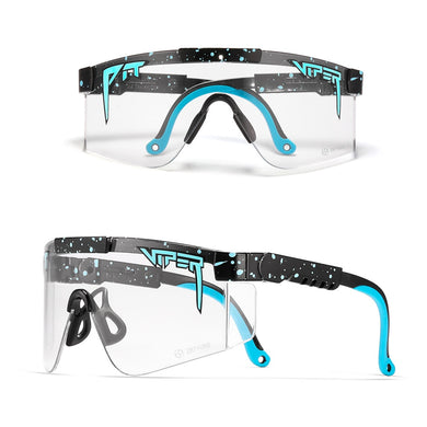 Pit Viper Cool Z87 Lens Sports Sunglasses for MenUV400 Oversized Goggle One Piece Unbreakable Frame Driving Shades With Free Box