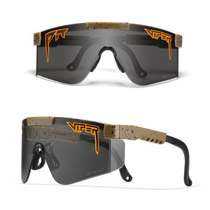 Pit Viper Cool Z87 Lens Sports Sunglasses for MenUV400 Oversized Goggle One Piece Unbreakable Frame Driving Shades With Free Box