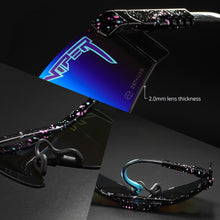 Load image into Gallery viewer, Pit Viper Cool Z87 Lens Sports Sunglasses for MenUV400 Oversized Goggle One Piece Unbreakable Frame Driving Shades With Free Box