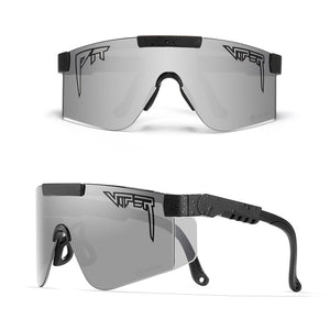 Pit Viper Cool Z87 Lens Sports Sunglasses for MenUV400 Oversized Goggle One Piece Unbreakable Frame Driving Shades With Free Box