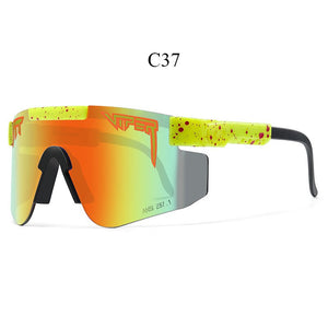 Pit Viper Cycling Sunglasses Men Woman Outdoor Sport Polarized Sun Glasses UV400 TR90 Windproof Ski Goggles MTB Bicycle Glasses