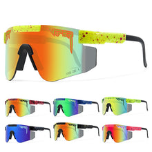 Carica l&#39;immagine nel visualizzatore di Gallery, Pit Viper Cycling Sunglasses Men Woman Outdoor Sport Polarized Sun Glasses UV400 TR90 Windproof Ski Goggles MTB Bicycle Glasses