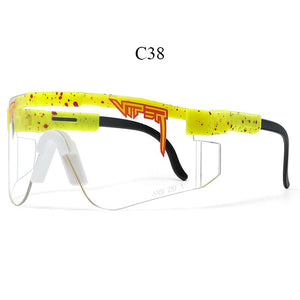 Pit Viper Cycling Sunglasses Men Woman Outdoor Sport Polarized Sun Glasses UV400 TR90 Windproof Ski Goggles MTB Bicycle Glasses