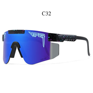 Pit Viper Cycling Sunglasses Men Woman Outdoor Sport Polarized Sun Glasses UV400 TR90 Windproof Ski Goggles MTB Bicycle Glasses