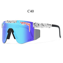 Carica l&#39;immagine nel visualizzatore di Gallery, Pit Viper Cycling Sunglasses Men Woman Outdoor Sport Polarized Sun Glasses UV400 TR90 Windproof Ski Goggles MTB Bicycle Glasses