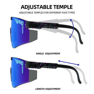 Pit Viper Cycling Sunglasses Men Woman Outdoor Sport Polarized Sun Glasses UV400 TR90 Windproof Ski Goggles MTB Bicycle Glasses