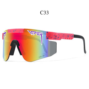 Pit Viper Cycling Sunglasses Men Woman Outdoor Sport Polarized Sun Glasses UV400 TR90 Windproof Ski Goggles MTB Bicycle Glasses