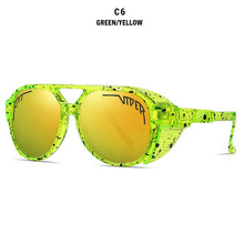 Load image into Gallery viewer, Pit Viper SteamPunk Style Polarized Sunglasses Men Women Cycling Sports Brand Design Sun Glasses Oculos De Sol With Case
