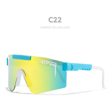 Carica l&#39;immagine nel visualizzatore di Gallery, Pit Viper High Quality Polarized UV400 Men Oversized Sunglasses  Rimless Goggles Shield Gafas de sol Women 2022