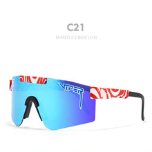 Carica l&#39;immagine nel visualizzatore di Gallery, Pit Viper High Quality Polarized UV400 Men Oversized Sunglasses  Rimless Goggles Shield Gafas de sol Women 2022