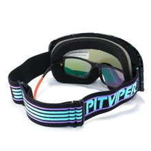 Carica l&#39;immagine nel visualizzatore di Gallery, Pit Viper Men Women Skiing Goggles Sunglasses Trendy Oversized UV400  Gafas de sol One Piece Lens Glasses Adjustable