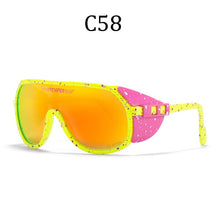 Load image into Gallery viewer, Pit Viper One Piece Sunglasses Men Sports Removable Shield Sun Glasses Unisex Equipped With ANSI Z87+ UV400 Lens Grand-Prix