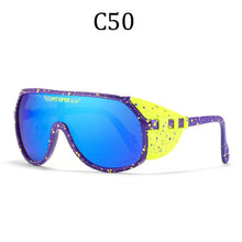 Load image into Gallery viewer, Pit Viper One Piece Sunglasses Men Sports Removable Shield Sun Glasses Unisex Equipped With ANSI Z87+ UV400 Lens Grand-Prix