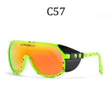 Load image into Gallery viewer, Pit Viper One Piece Sunglasses Men Sports Removable Shield Sun Glasses Unisex Equipped With ANSI Z87+ UV400 Lens Grand-Prix