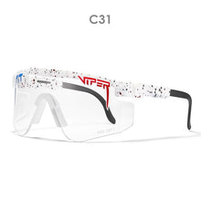 Load image into Gallery viewer, Pit Viper Original Oversized Semi Rimless Sunglasses Men/Women UV400 Half Frame Sports Goggle Big Mirror Shades With Box