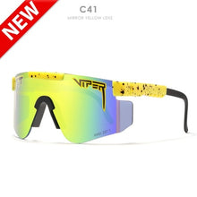 Load image into Gallery viewer, Pit Viper Original Oversized Semi Rimless Sunglasses Men/Women UV400 Half Frame Sports Goggle Big Mirror Shades With Box