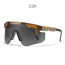 Load image into Gallery viewer, Pit Viper Original Oversized Semi Rimless Sunglasses Men/Women UV400 Half Frame Sports Goggle Big Mirror Shades With Box