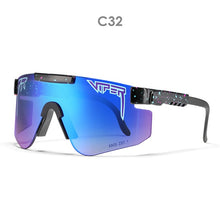 Load image into Gallery viewer, Pit Viper Original Oversized Semi Rimless Sunglasses Men/Women UV400 Half Frame Sports Goggle Big Mirror Shades With Box