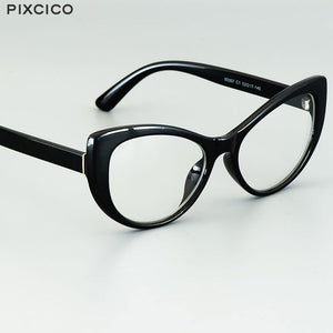 Pixcico 45629 Cat Eye Thick Glasses Frames Women Sexy Retro Optical Fashion