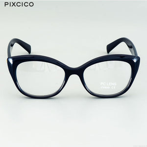 Pixcico 45675 Cat Eye Glasses Frames Men Women Optical