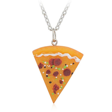 Pizza Pendant Necklaces Best Friends Forever Necklace for Men Women Family Friends Jewelry Gift CND208