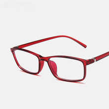 Load image into Gallery viewer, Plain Clear Eyeglasses Anti Blue Light Glasses for Computer Black Square Frame Eyeglasses Blue Blocking Glasses Fake Glasses